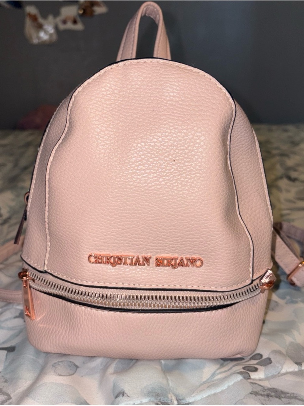 Christian Siriano Blush Pink Mini Backpack